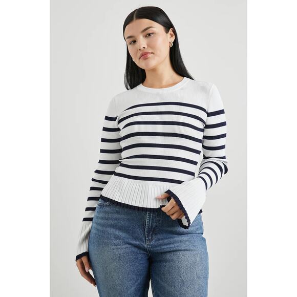 NWOT - RAILS Striped Gemma Pullover Sweater - Size Large - Picture 6 of 14